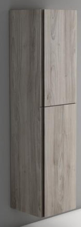 Viena Grey Ash Wall  Hung Tall Boy