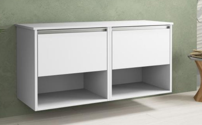 Veleta 1200 Matt White Double Wall Unit